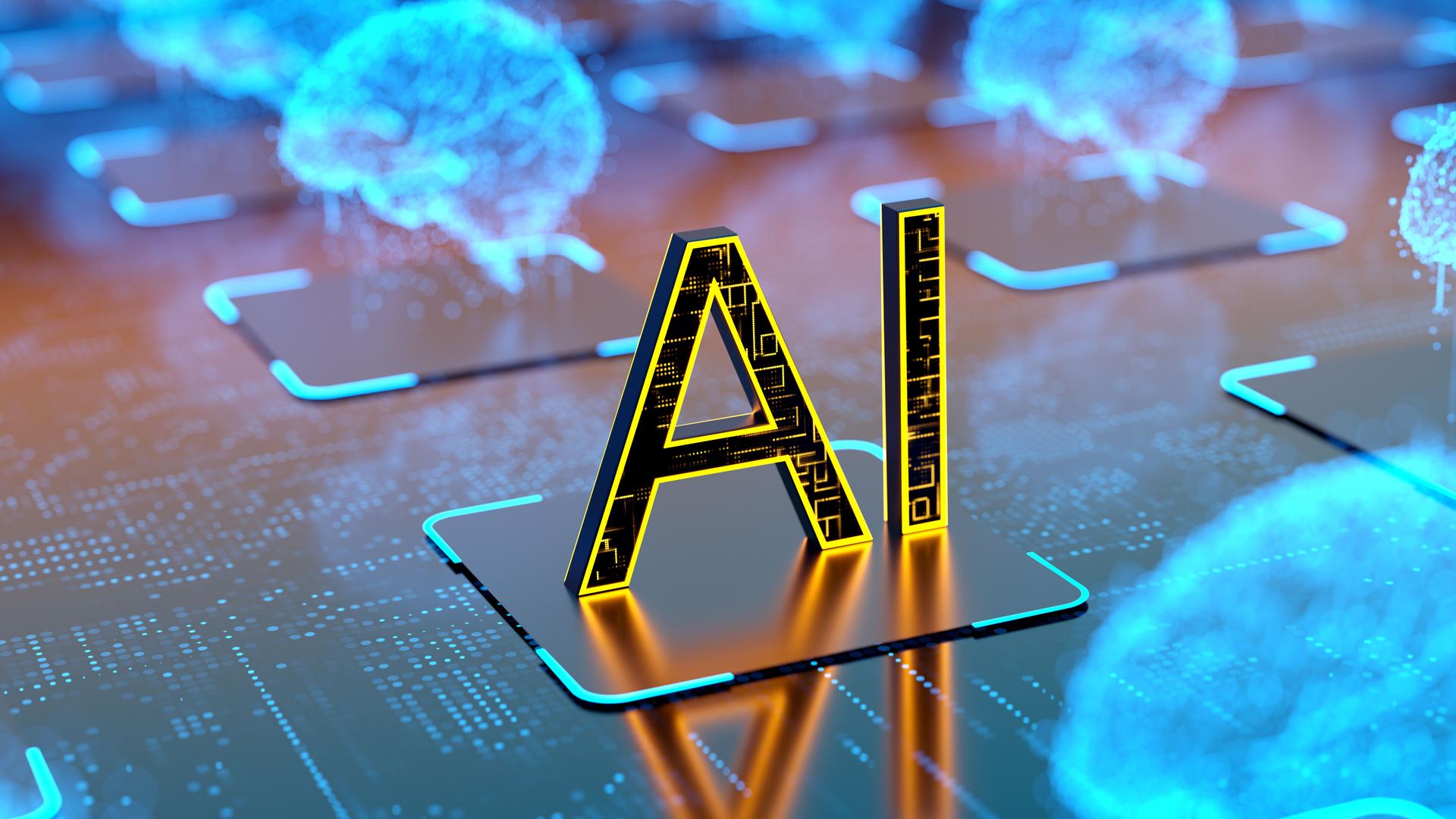AI - Artificial Intelligence digital concept